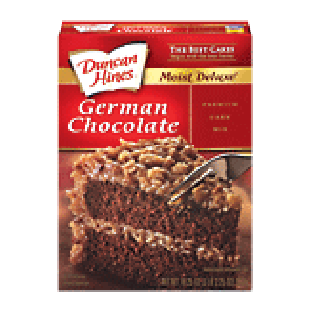 Duncan Hines Cake Mix Moist Deluxe German Chocolate 18.25oz