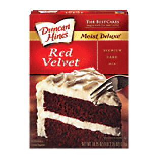 Duncan Hines Cake Mix Moist Deluxe Red Velvet 18.25oz