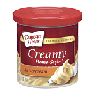 Duncan Hines Creamy Home-style buttercream premium frosting 16oz