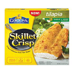 Gorton's Skillet Crisp tilapia, garlic & herb 13.3oz