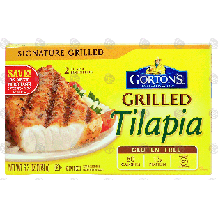 Gorton's Signature Grilled grilled tilapia, 2 fillets 6.3oz