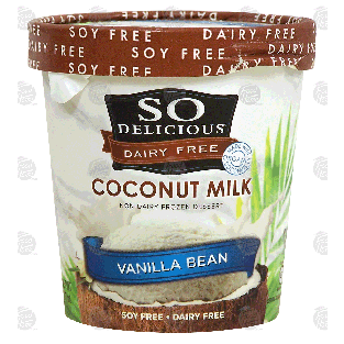 So Delicious  vanilla bean coconut milk, non-dairy frozen dessert 1-pt
