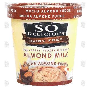 So Delicious  mocha almond fudge almond milk, non-dairy frozen des1-pt