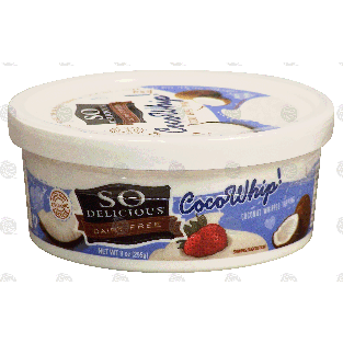 So Delicious Coco Whip! coconut whipped topping, dairy free 9-oz