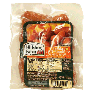 Hillshire Farm Lit'l Smokies smoked sausage with cheddar cheese 13oz