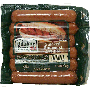Hillshire Farm  smoked bratwurst, fully cooked, 6-links 14oz