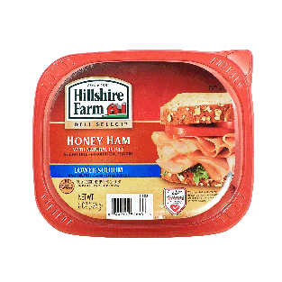 Hillshire Farm Deli Select lower sodium honey ham, ultra thin slice8oz
