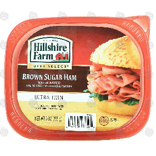 Hillshire Farm Deli Select brown sugar ham, water added, ultra thin9oz