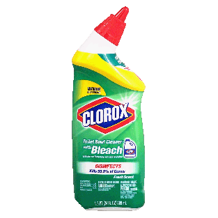 Clorox  toilet bowl cleaner with bleach fresh scent  24fl oz