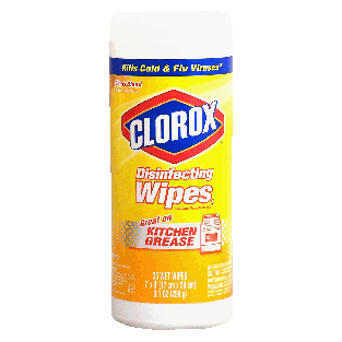 Clorox  citrus blend disinfecting wet wipes bleach free, 7 x 8-in  35ct