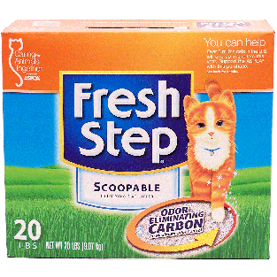 Fresh Step  scoopable clumping cat litter 20lb