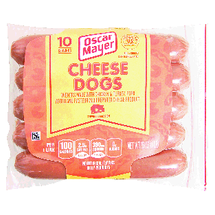 Oscar Mayer  cheese dogs, 10 ct 16oz