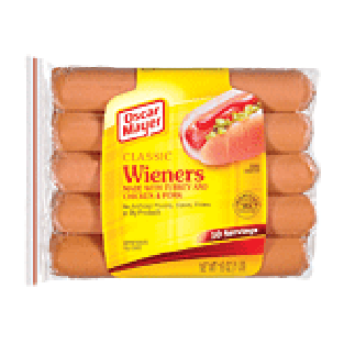 Oscar Mayer Hot Dogs Wieners 10 Ct 16oz