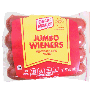 Oscar Mayer  jumbo wieners, 8 ct 16oz