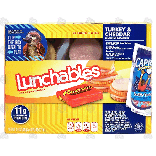 Oscar Mayer Lunchables lunch combinations, turkey & cheddar cracke1pkg