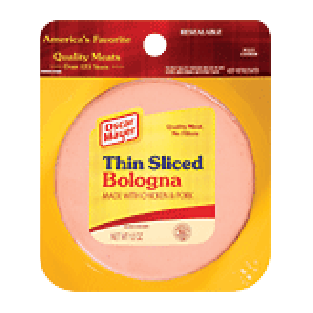 Oscar Mayer  thin sliced bologna 12oz