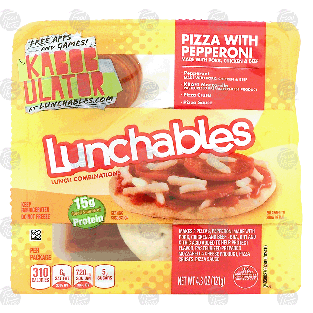Oscar Mayer Lunchables pizza with pepperoni 4.3oz