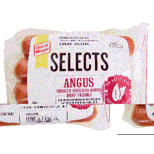 Oscar Mayer Selects smoked uncured angus beef franks, 8 ct 14oz