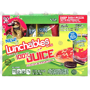 Oscar Mayer Lunchables lunch combinations, deep dish pizza with pe1pkg