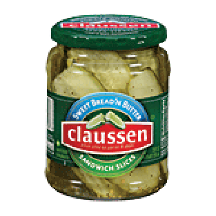 Claussen Pickles Bread 'n Butter Sandwich Slices 20fl oz