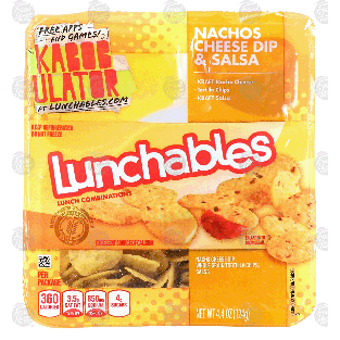 Oscar Mayer Lunchables nachos; cheese dip & salsa 4.4oz