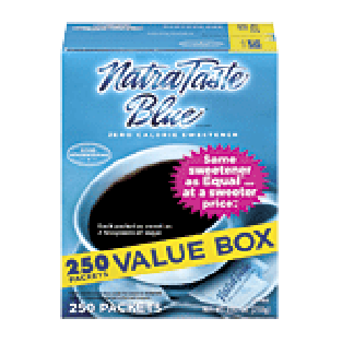 Natra Taste Zero Calorie Sweetener Value Box 250ct