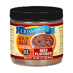 L.B. Jamison's Soup Base Beef Flavored 16oz