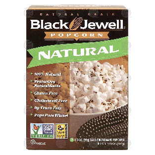 Black Jewell  100% natural flavor premium microwave popcorn, 3-p10.5oz