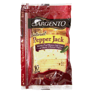 Sargento(R) Natural Deli Style Pepper Jack Thin Slices 10 Ct 7.5oz