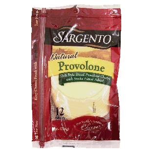 Sargento(R) Natural Deli Style Provolone Thin Slices 12 Ct 8oz
