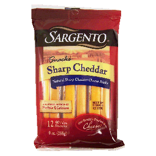 Sargento(R) Snacks Sharp Cheddar Sticks 12 Ct 9oz