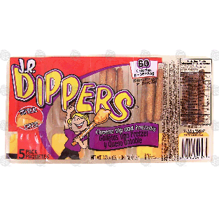 J.R. Dippers  cheese dip and pretzels, 5 pack 3.26oz