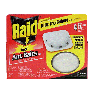 Raid  ant baits III, child resistant 4ct