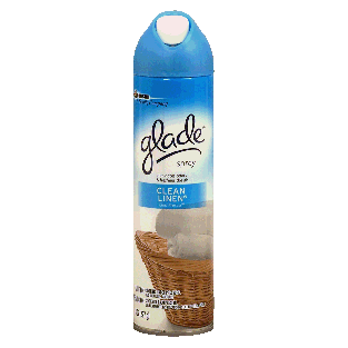 Glade  spray, eliminates odors & freshens the air, clean linen 8oz