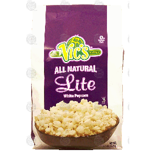 Vic's  all natural lite white popcorn  4.5oz
