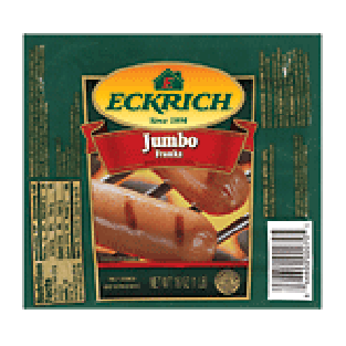 Eckrich Franks Jumbo 8 Ct 14oz