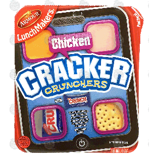 Armour Lunch Makers cracker crunchers, chicken 2.6oz