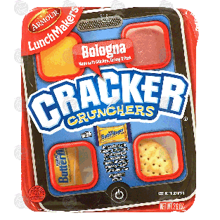 Armour Lunch Makers cracker crunchers, bologna 2.6oz