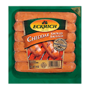 Eckrich Smoked Sausage Links Cheddar 6 Ct 14oz