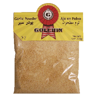 Golchin  garlic powder, ajo en polvo 4oz