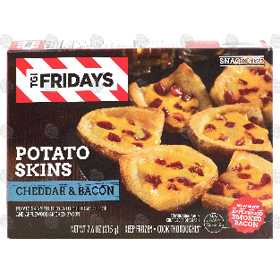 T.G.I. Friday's  potato skins, cheddar & bacon, snack size 7.6-oz