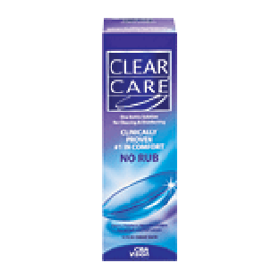 Clear Care No Rub Cleaning & Disinfecting Solution 12fl oz