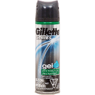 Gillette Series shave gel, ultra moisturizing with glycerin 7oz