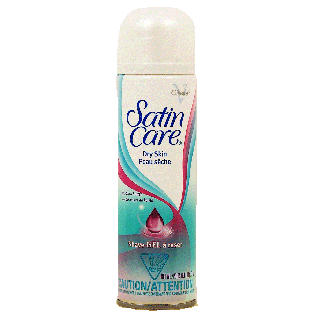 Gillette For Women Satin Care shave gel for dry skin with silk 7oz