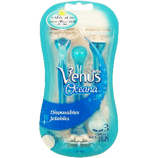 Gillette Venus Oceana; disposable razors 3ct