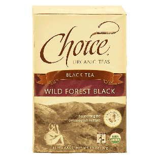 Choice  wild black forest organic tea, 16-bags 1.1oz