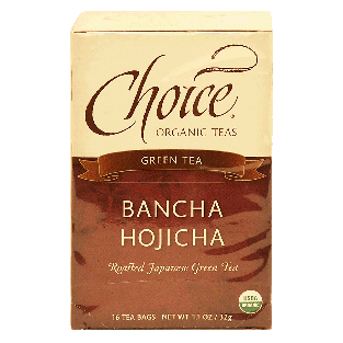 Choice  bancha hojicha roasted japanese green tea, organic, 16-ba1.1oz