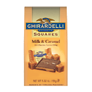 Ghirardelli Squares milk chocolate & caramel  5.32oz