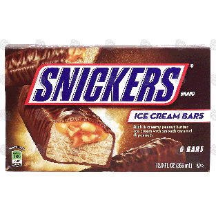 Snickers(r)  ice cream bars, 6-pack 12-oz