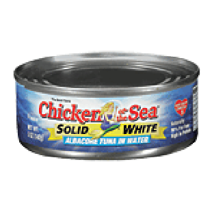 Chicken Of The Sea  solid white, albacore tuna in water 5oz